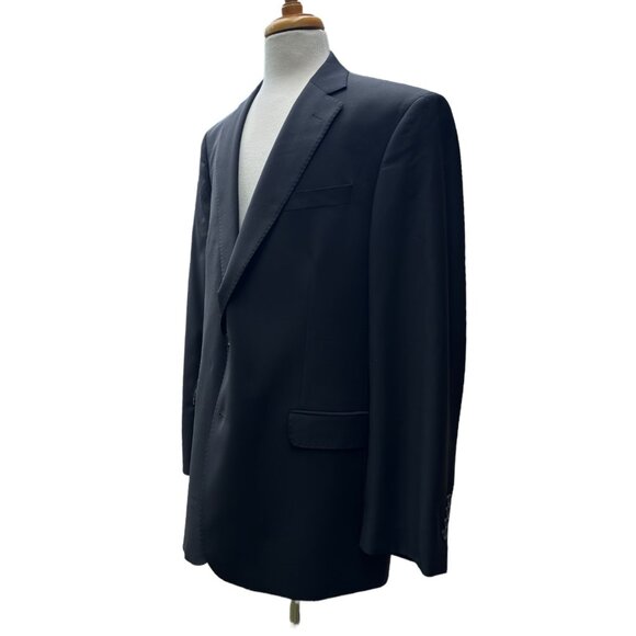Brooks Brothers Men's Wool Blend Explorer Madison Fit Blazer Size 44L Black - Picture 3 of 11